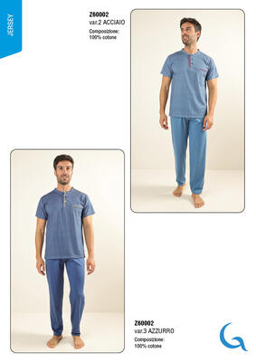 PIGIAMA UOMO M/M Z60002 Tellini S.R.L. Velkoobchodní oblečení